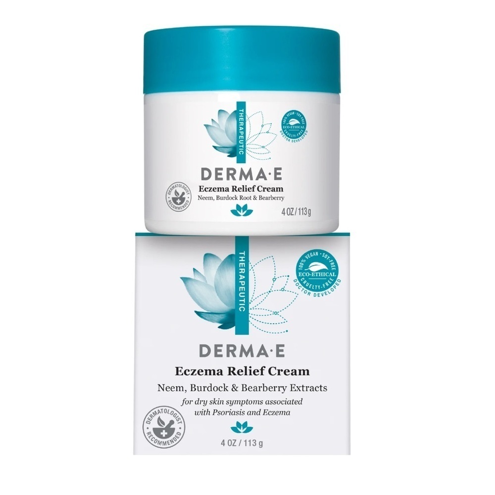 Eczema Relief Cream by Derma-E for Unisex 4 oz Cream